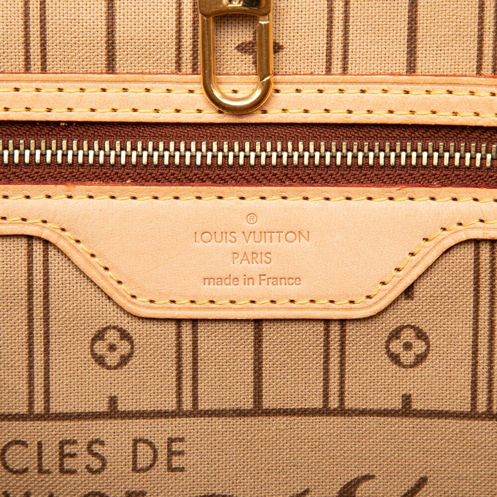 Louis Vuitton Neverfull Tote Canvas Mm #256420L17B - Picture 4 of 8